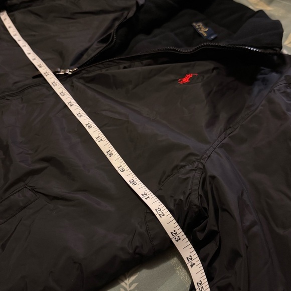 Polo by Ralph Lauren Black Windbreaker Jacket Size L - Picture 6 of 7